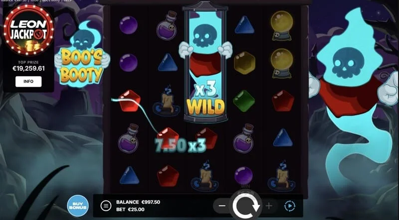 Boo's Booty - 拡大シンボルを使った基本ゲームでの勝利